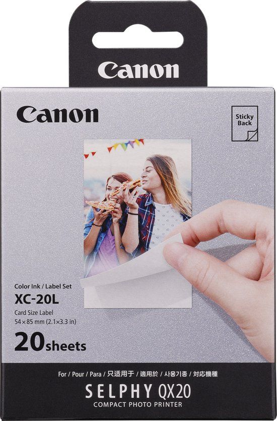 Canon XC-20L - Instant fotopapier - 20 stuks