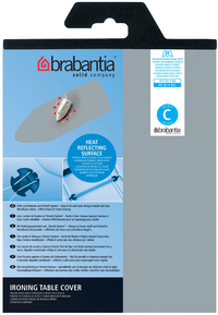 Brabantia Strijkplankovertrek - Silicone Grijs - 124 x 45 cm