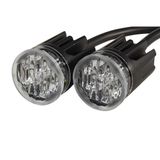 HELLA 2XD 014 564-011 LED-Flitslamp - BST-Round - 12/24V - Blauw/geel - Inbouw - Kabel: 1850mm - Opbouw - Set