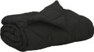 vidaXL Couette d'été 200 x 200 cm Noir