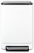DESQ Pedaal Prullenbak - 40L - RVS - Binnenemmer - Geurfilter - Softclose - Wit