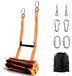 Échelle de corde flexible 5 m avec 4 mousquetons pour usage d'urgence