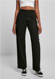 Urban Classics High Waist Straight Cargobroek Zwart W30