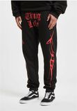 Thug Life Sportbroek 'Thug Life Ink' rood / zwart