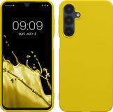 kwmobile Samsung Galaxy A16 5G hoesje - Back cover - TPU - Stralend Geel
