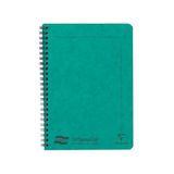 Clairefontaine 4853Z Spiraalschrift Notemakers Europa Groen - A5 14,8x21 cm - 120 Uitscheurbare Pagina's Gelijnd - Wit Papier 90 g - Omslag Glanskarton