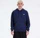 New Balance Sport Essentials French Terry Hoodie Homme Sweat - NB NAVY - Taille S