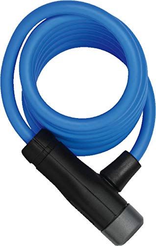 Abus 4508K/150, Lucchetto con Cavo a Spirale Unisex Adulto, Blu, Unica