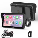 Carpuride W602S Pro - 6-inch - CarPlay voor motorfietsen - plug-and-play BM05-beugel - Type-C-poort