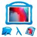 Procase Housse pour enfants pour iPad 9.7 2018 2017 (6e 5e génération) / iPad Pro 9.7 / iPad Air 2 / Air 1, étui pour enfants, béquille antichoc légère, étui robuste pour enfants avec poignée - bleu