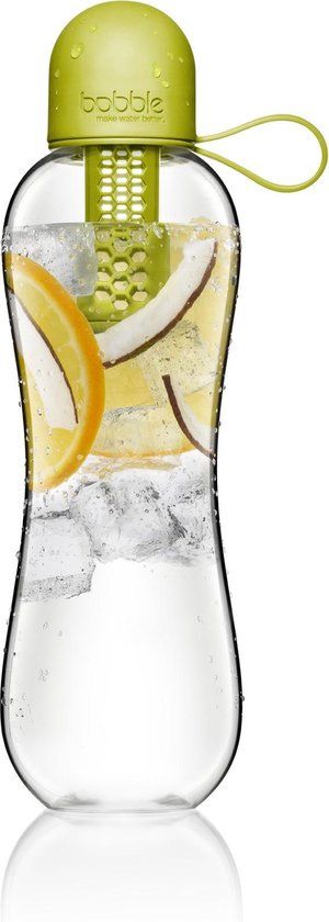 Bobble Waterfles Infuse - 590 ml - Geel - Met Fruitfilter