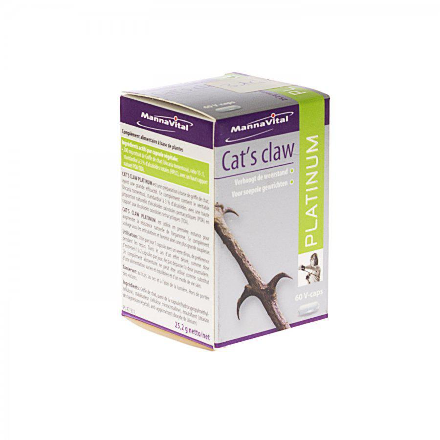 Mannavital Cat\s Claw Platinum Capsules