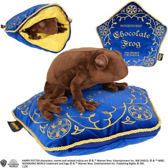 Noble Collection Harry Potter: Chocolate Frog Plush And Pillow