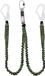 Kratos Safety elastische dubbele veiligheidslijn 1.5 meter FA3080015