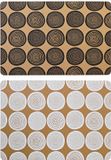 DKD Home Decor Placemat Zwart Wit Karton (43 x 30 x 0,1 cm) (2 Stuks)