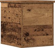 vidaXL Opslagdoos Oud Hout 30 x 35 x 35 cm Bewerkt Hout