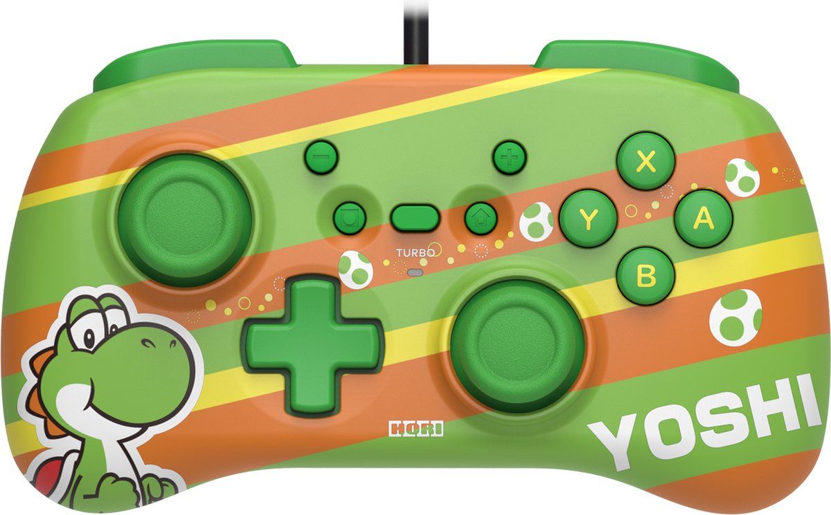 Hori Nintendo Switch/OLED Mini Controller - Super Mario Series - Yoshi - Geel/Groen
