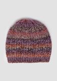 s.Oliver Kinderen Muts Beanie Gestreept Lila Polyacryl