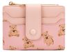 Mignon portefeuille femme avec poche à monnaie, rose