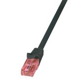 LogiLink UTP Cat6 1m Netwerkkabel Zwart