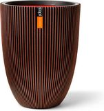 Capi Europe Vaas elegant laag Groove NL - 46x58 - Koper