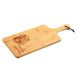 KESPER Snij- en serveerplank met hart, bamboe, 55 x 25 x 1,5 cm, Cooking with Love, Bruin