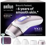 Braun Smart Skin i·expert - IPL ontharingsapparaat - PL7431 - Haarverwijdering Voor Thuis - Met Gratis App - 4 Slimme Koppen