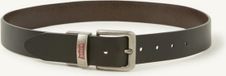 Levi's Batwing riem van leer - Zwart - Maat 75cm