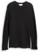 Tom Tailor Denim - Pull en maille à col rond et manches longues pour homme - Night Watch Black - Taille L
