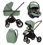 BabyLux® Kinderwagen 3in1 Set BOLDO, Sage, 22 kg