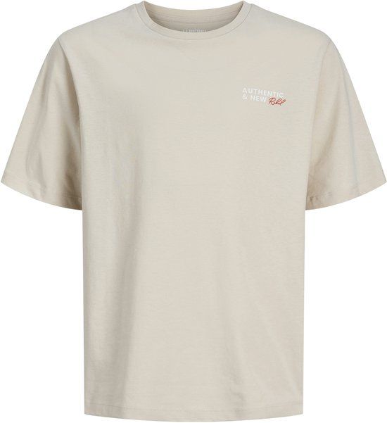 JJ REBEL JUNIOR JACK&JONES JREBHAYDEN SS TEE SN JNR Jongens T-shirt Maat 140 Katoen Moonbeam