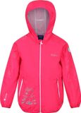 Regatta Peppa Pig ActIVeshell Gevoerde Waterdichte Jas Kinderen Fel Roze