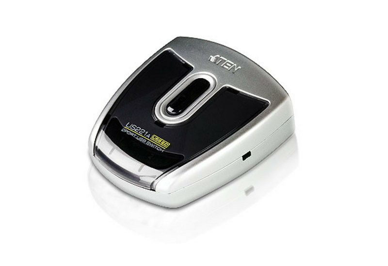 Aten US221A USB 2.0 Peripheral Sharing Switch - 2 Computers to 1 USB Device