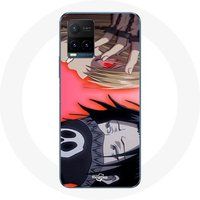 Maniacase Hoesje voor Vivo Y21s 2021 / Y21 2021 Kurapika Et Feitan Hunter x Hunter Anime