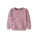 NAME IT MINI sweater met hartjes - lila