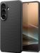 Spigen Liquid Air Hoesje Convient aux Samsung Galaxy S26 - Back Cover Flexible TPU Noir Mat