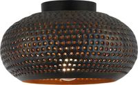 Freelight Plafondlamp Fueco Ø 35 cm bruin zwart