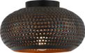 Freelight Plafondlamp Fueco Ø 35 cm bruin zwart