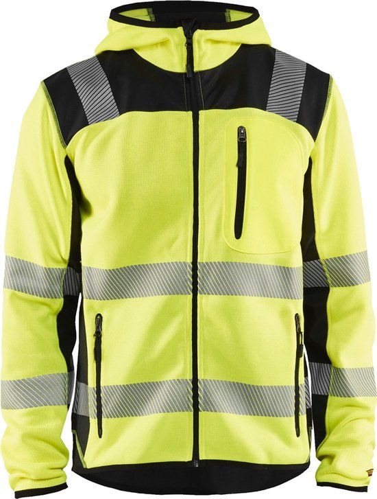 Blaklader Blåkläder Gebreid vest met capuchon High Vis 4923-2120 - High Vis Geel/Zwart - XS
