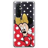 ERT GROUP mobiel telefoonhoesje voor Xiaomi MI NOTE 10 Lite origineel en officieel erkend Disney patroon Minnie 015 optimaal aangepast aan de vorm van de mobiele telefoon, gedeeltelijk bedrukt