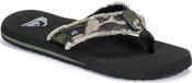 Quiksilver Monkey Abyss Heren Slippers - Green/Brown/Black - Maat 44