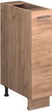 Vicco Apotheekkast Fame-Line, Goudkleurig Eiken/Goudkleurig Eiken, 20 cm