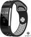 Strap-it Fitbit Charge 2 sport band - zwart/grijs - Maat: S
