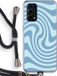 Case Company - Oppo Find X3 Lite Case with Cord - Swirl Blue