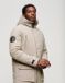 Superdry City Padded Parka Jacket Men - Stone Dark Grey - Size XL