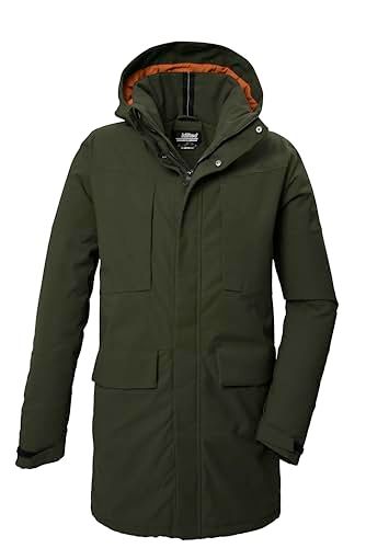 killtec Heren functionele parka - KOW 80 MN PRK - dark moss - S