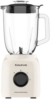 Taurus Optima Vintage 1500 Max 1,8 l Blender pour plan de travail 1500 W Crème