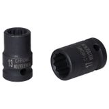 KS Tools 515.1569 3/8" Dopsleutel, twaalfkant, kracht, kort, 24mm