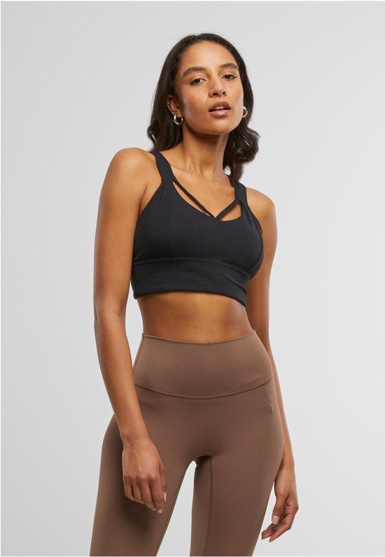 Urban Classics Sport Dames Bustier - Zwart - XS