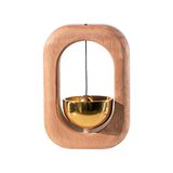 SANOSY Zuig Koelkast Deurbel Deurbel voor Huis Tuin Windchime Housewarming Gift (Mahonie)